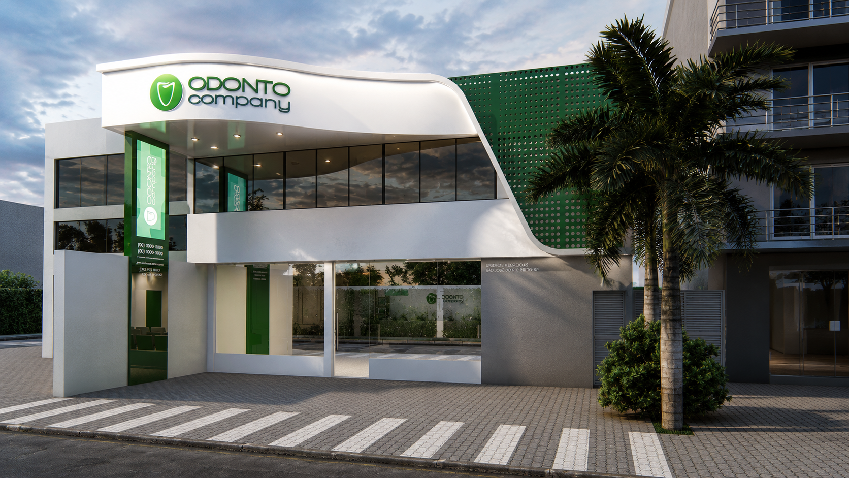 Fachada de unidade odontológica
